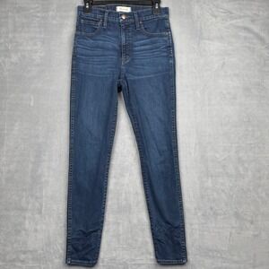 Madewell 10 Inch High Rise Skinny Jeans Dark Wash Size 27 Women